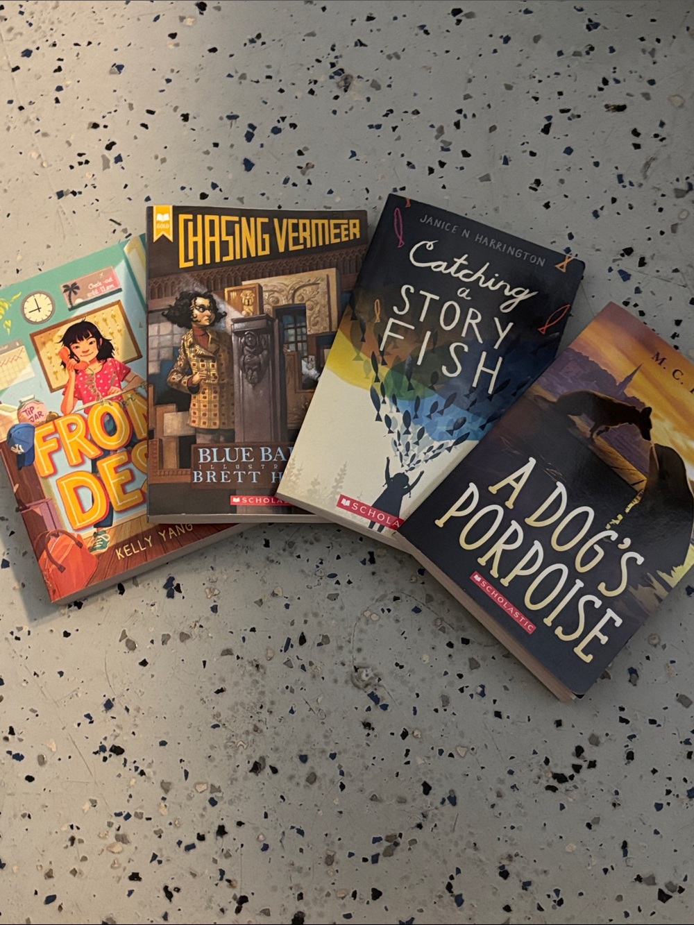 4 Scholastic Paperback Books